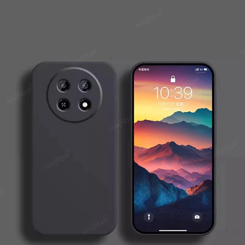 For Huawei Nova 12i Case Cover Huawei Nova 12i Capa Phone Back Bumper Shockproof TPU Liquid Silicone Soft Fundas Huawei Nova 12i