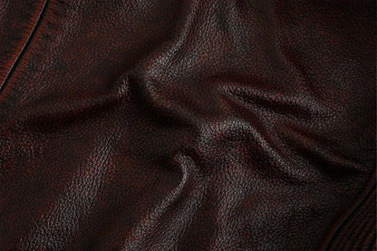 Copersian Men's Genuine Leather Jacket Natural Cowhide Hunting Jacket  Retro Motorcycle Jacket Spring Autumn Mens Clothes