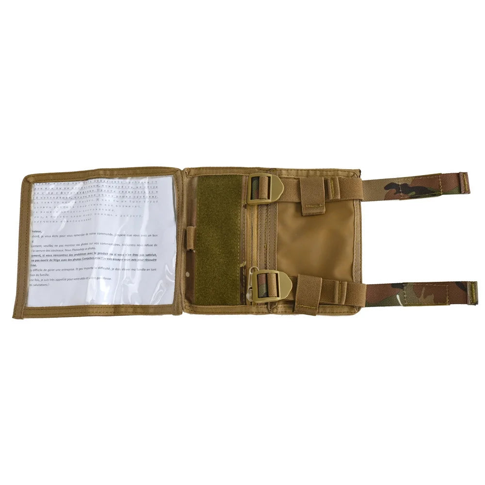 Tactical Arm Sleeve Map Pouch Wrist Pocket Strap Card Mobile Phone Storage Bag Camping Equipment Hunting Accessories Gear