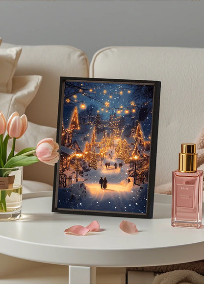 Creative Decorative Atmosphere Lamp Gift USB Powered LED Light Painting Night Light with Bluetooth Speaker Room Desk Ornaments