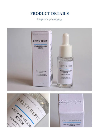 BELYN BERLY Face Serum 3Pcs/Lot Hyaluronic Acid + Vitamin C + 24k Gold Serum Moisturizing Spot White Facial Serum