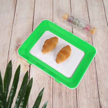Reusable Food Fresh Keeping Fresh Spacer Organizer Detachable Food Plastic Fresh-Keeping Tray for Store Vegetables/Fruits/Meat