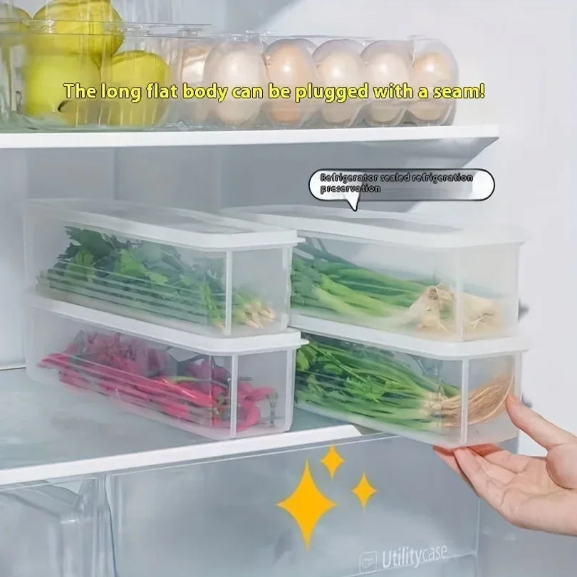 Refrigerator fresh-keeping storage box, fresh-keeping artifact,Small Food Preservation Boxes,Transparent Sealed Storage Box