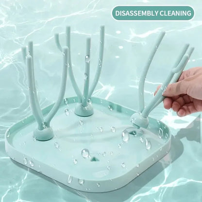 Multifunctional Bottle Dry Rack Baby Bottle Drain Drying Racks Baby Bottle Cleaning Dryer Drainer Storage Drying Rack Holders