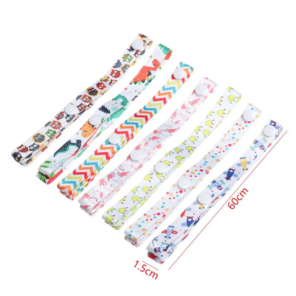 Baby Toys Stroller Strap Fixed Car Pacifier Chain Anti-Drop Hanger Belt Holder Baby Stroller Accessories