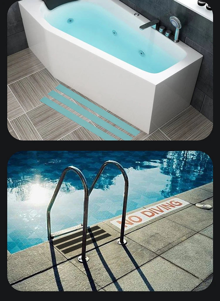 Floor Non Slip Tape Bathroom Stairs High Friction Safety Anti-slip Tape Outdoor Indoor Skate Stickers Bathtub Anti Slip Adhesive