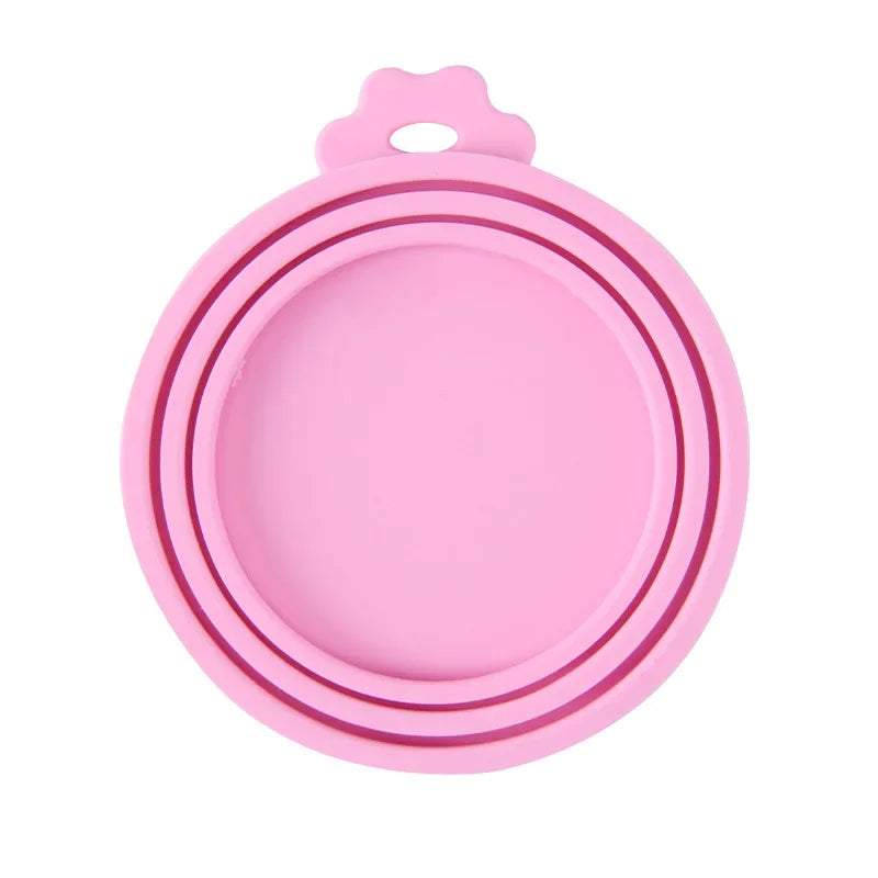 Silicone Canned Lid Sealed Feeders Food Can Lid For Puppy Dog Cat Storage Top Cap Reusable Cover Lid Health Pet Daily Supplies