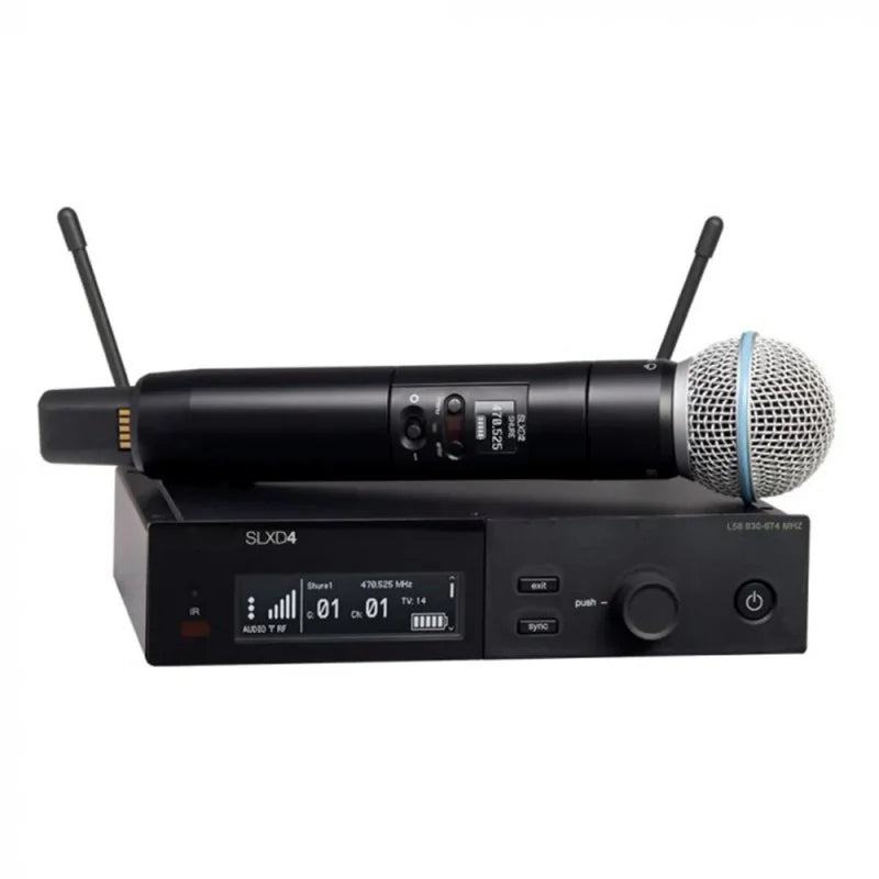 SLXD4 SLX24 Professional Wireless UHF Microphone System For Karaoke church perform church mic