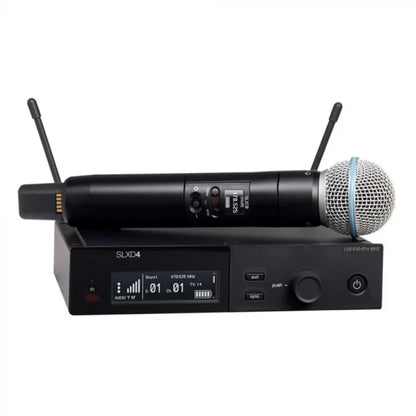 SLXD4 SLX24 Professional Wireless UHF Microphone System For Karaoke church perform church mic