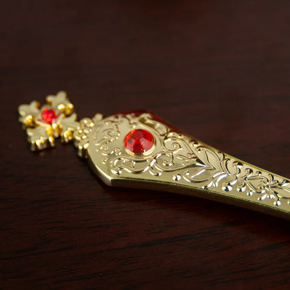 Elegant Orthodox Church Spoon for Baptism with High Quality Alloy Oil Droplets and Diamonds - Perfect Church Souvenir