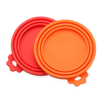 Silicone Canned Lid Sealed Feeders Food Can Lid for Dog Cat Storage Top Cap Reusable Cover Lid Health Home Pet Daily Supplies