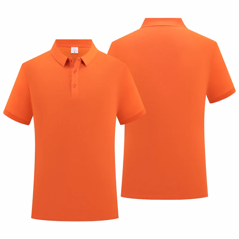 100% Cotton Solid Color Polo Shirt Casual Short Sleeve Lapel Men's Shirt Fashion Apparel 9 Color Polo Shirt