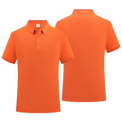 100% Cotton Solid Color Polo Shirt Casual Short Sleeve Lapel Men's Shirt Fashion Apparel 9 Color Polo Shirt