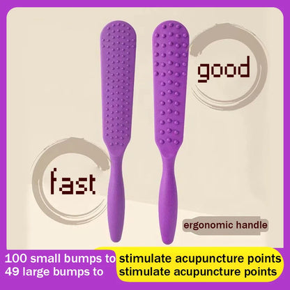 Meridian beat pounding back beat cervical spine health massage stick fitness home beat lengthening health artifacts