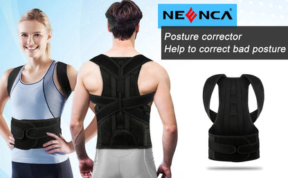 Back Brace for Lumbar Support and Upright Back Straightener Back Corrector Posture Improve and Neck, Back, Shoulder Pain Relieve