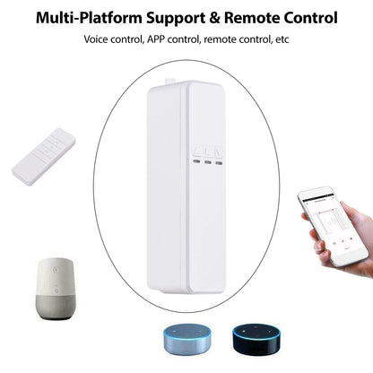 Smart Automatic Curtain Opener Remote Controller TY WiFi Smart Curtain App/Timer Voice Control Automatic Curtain Opener A Closer