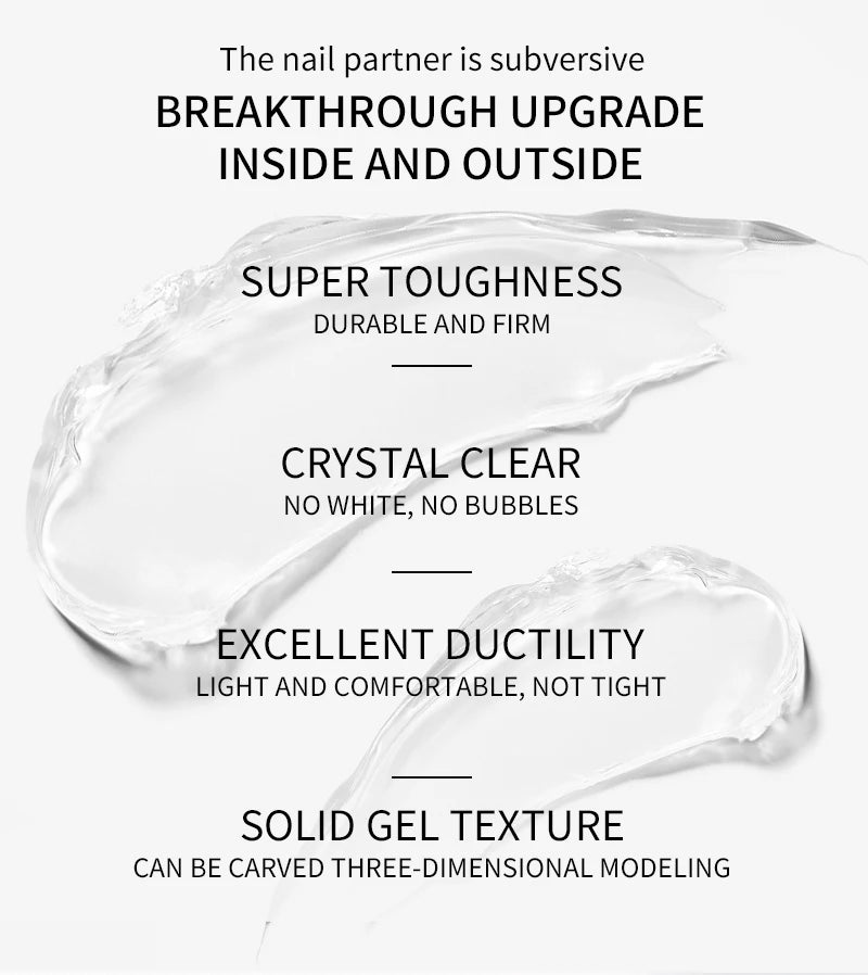 Solid Nail Glue Nail Tips Gel for Press On Nails Super Strong Nail Adhesive For Artificial Fingernail Durable And long Lasting