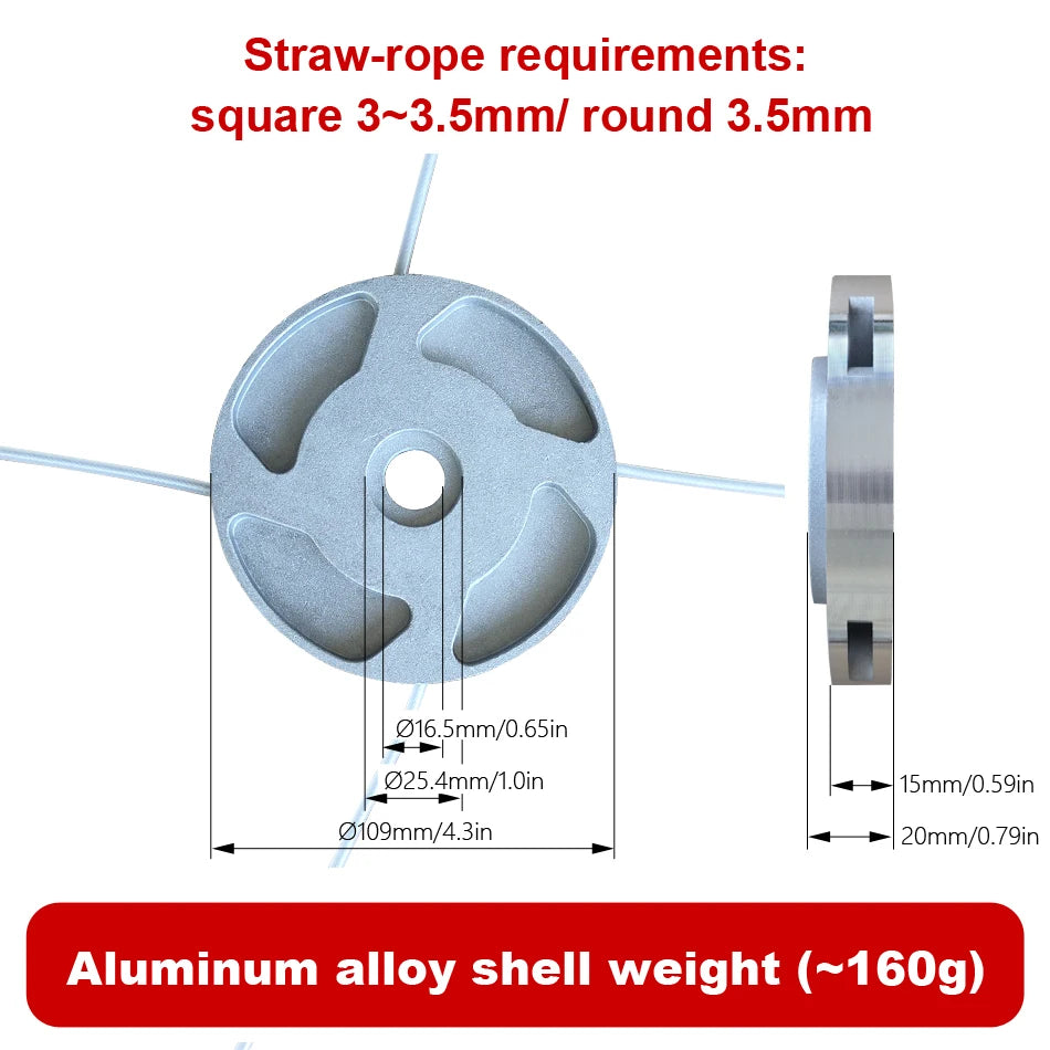 Gasoline Lawn Mower Lawn Mower Aluminum Alloy Shell Lawn Mower Cutting Head Lawn Mower Accessories Outdoor Lawn Mower Accessories Lawn Mower