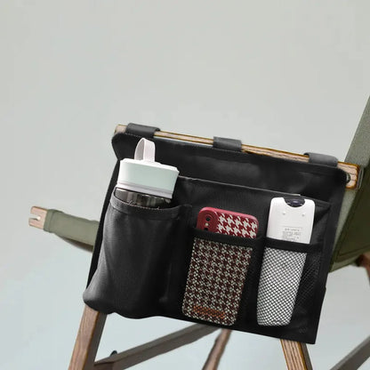 Bedside Caddy Storage Bag Multi Pockets Hanging Bag Bed Accessories Organizer Gadget Oxford Cloth for Dorm Bunk Hospital Book