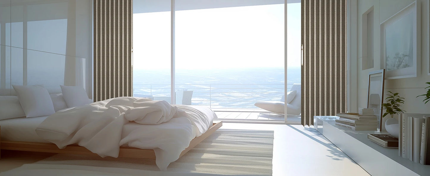 Magnetic Door Curtain Pleated Door Curtain Folding Door Curtains Accordion Door Closet Door Curtain Invisible Applicable