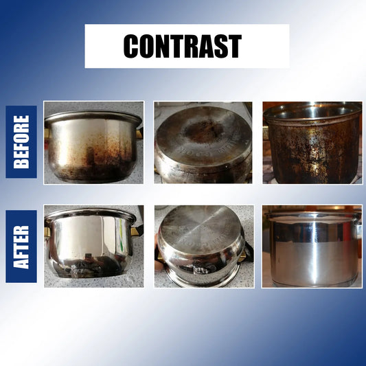 Cookware Cleaning Cream Pot Black Scale Cleaner Cookware Rust Remove Cleaning Pan Bottom Polishing Stainless Steel Cleaner Cream