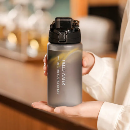 Sports Water Bottle Fitness Water Bottle Portable Outdoor Water Cup Reusable Water Bottle With Flip Top Lid Travel Water Bottle
