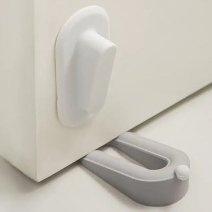 Silicone Door Stop Holder Door Catch Stoppers Door Stops for Bottom of Door Sound Dampening Door Bumpers Door Stop Wedge tool