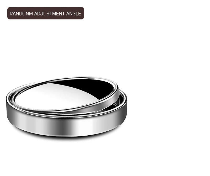 Car Blind Spot Mirror Side View Mirrors 360 Degree Wide Angle Adjustable Round Convex Mirror Driving Safety Auto Accessories