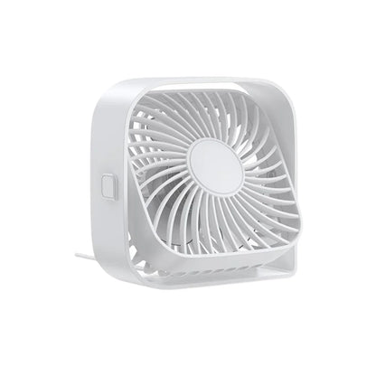 Mini Portable Fan USB Desk Fan Table Strong Airflow &Quiet Operation 3 Speed Wind 360° Rotatable Standing Fans For Room