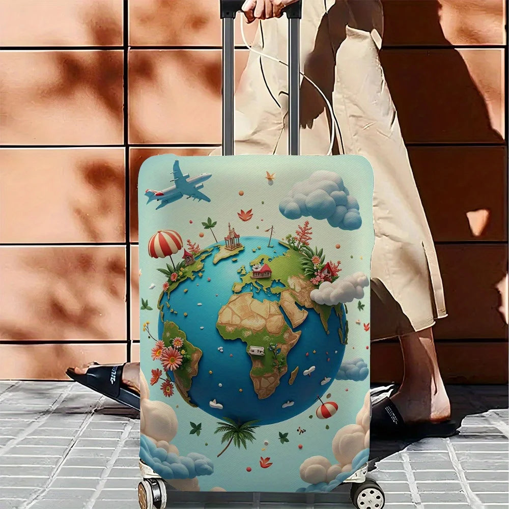 Washable travel essentials, luggage case, flexible travel accessories for trolley cases