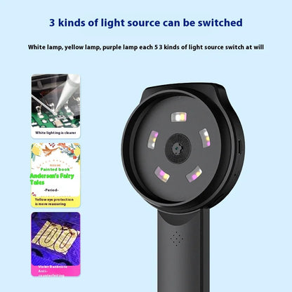 Industrial Electron Microscope, High-Definition Digital Electronic Magnifying Glass, Children's Portable