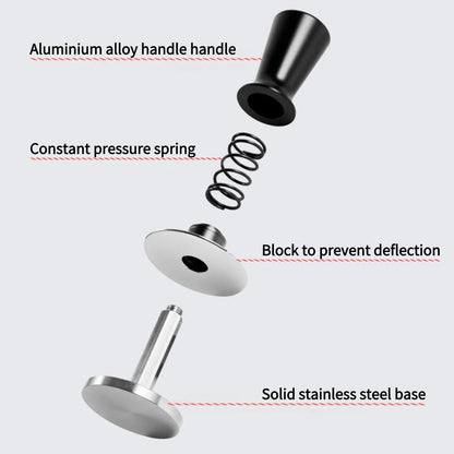58mm 53mm 54mm 51mm Espresso Tamper Barista Coffee Tamper with Calibrated Spring Loaded Stainless Steel Tampers
