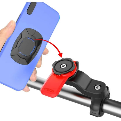 Motorcycle Phone Holder Mobile Phone Bracket Lock Shock-resistant Scooter Bike MTB Bicycle Phone Holder Phone Accessories
