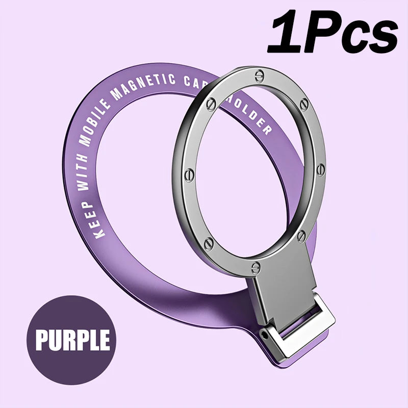 Cell Phone Ring Holder Stand Finger Grip Degree Rotation Kickstand Compatible iPhones Wireless charging