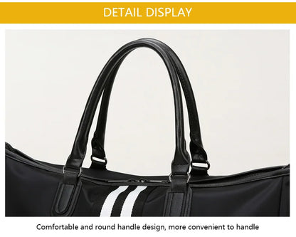 Personalized Travel Bag Men's And Women's Handbags Sports Training Yoga Bag Waterproof Weekend Bag Customized Logo Name Pattern