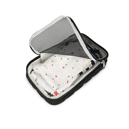 Portable Baby Travel Storage Organizer Bag Diaper Clothes Hanging Mesh Pouch Mommy Outting Bag
