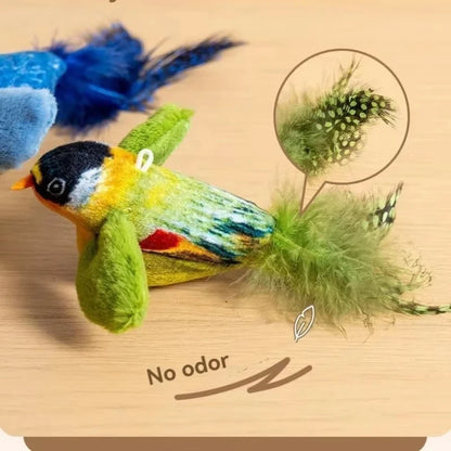 Cat Toys For Indoor Cats Interactive Cat Toy Realistic Bird Sound Cat Toy Plush Cat Toy Catnip Cat Toy for Cats Kitten Toy