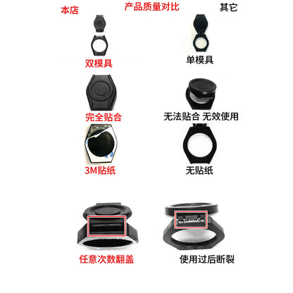 One-Click USB Webcam Privacy Cover - Anti-Hacking Camera Blocker for Logitech C922Pro, Razer & USB Streaming Camera,Easy Install