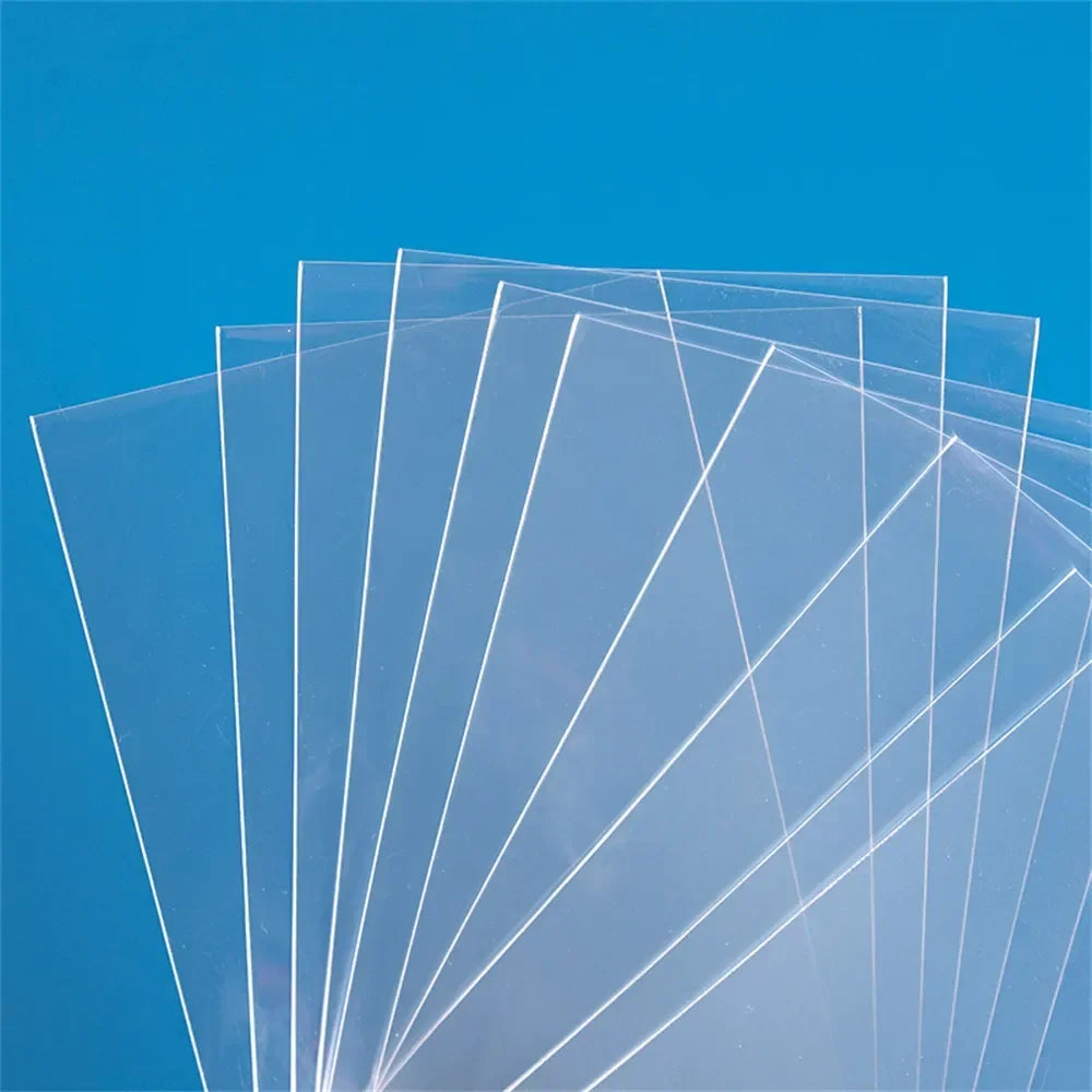 50pcs Card Sleeves Popcorn Card Film Card Set Card Set Transparent Hard Photo Card Holographic Protective Film Album Binder