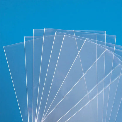 50pcs Card Sleeves Popcorn Card Film Card Set Card Set Transparent Hard Photo Card Holographic Protective Film Album Binder