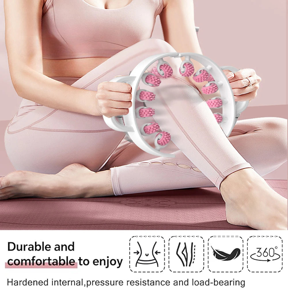 2PCS Foam Roller-Cellulite Massager Roller,Cellulite Remover Muscle Massage Roller for Body,Deep Massage Tool for Relieve Muscle