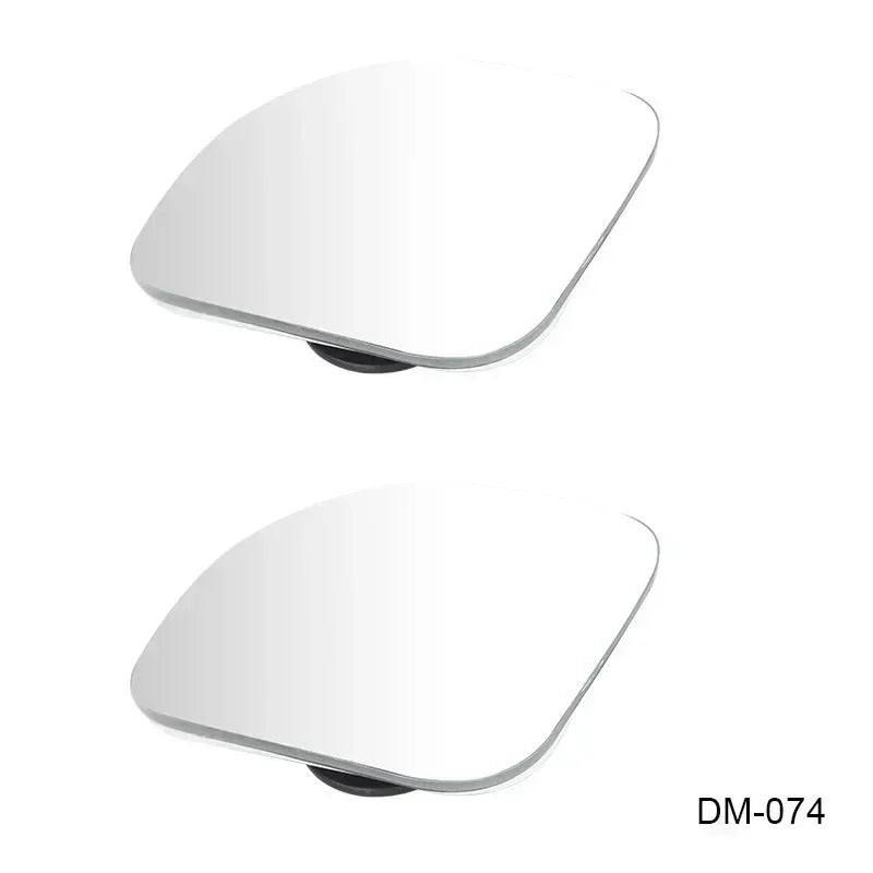 Car Blind Spot Mirror Frameless Auxiliary Rearview Mirror Auto Motorcycle Universal Wide Angle Adjustable Small Mirrors