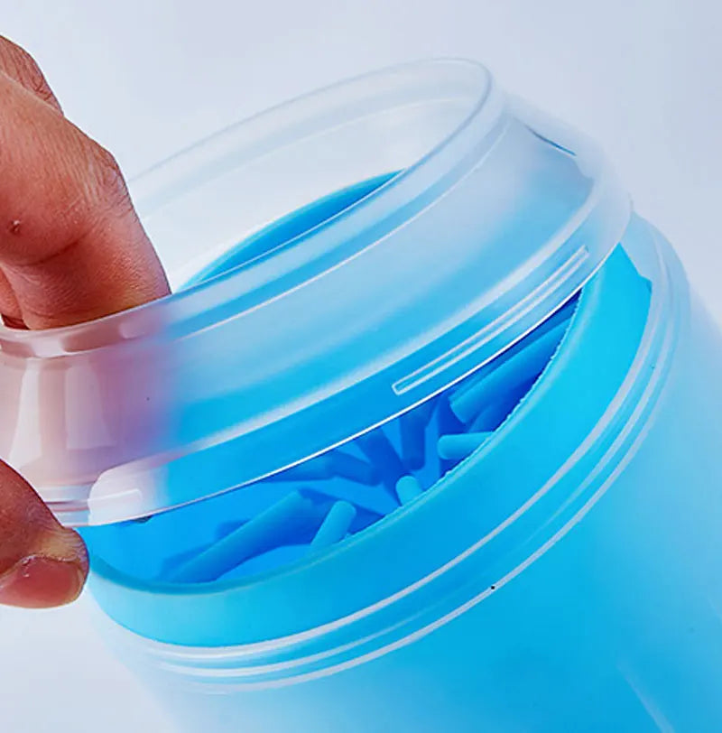 S/M/L Pet Pet Paw Soft Silicone Material Pet Foot Wash Cup Cat and Dog Foot Cleaner Portable Cleaning Tools Bucket Pet Supplies