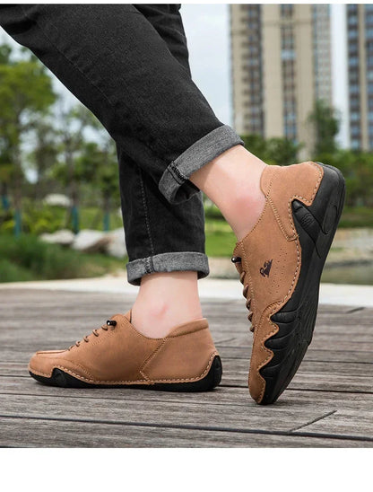 Men's Shoes 2025 Spring  Autumn New Business Casual Leather Shoes Men's Single Shoes Simple British Loafers Trendy Travel Shoes