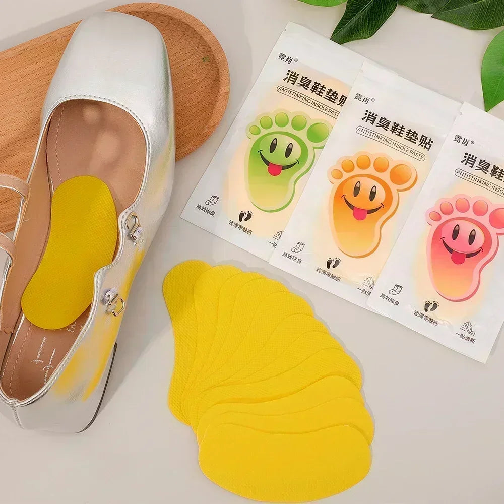 12/240pcs Shoes Deodorant Sticker Deodorant Foot Odor Deodorants Sneaker Smell Fresh Fruity Aroma Insole Sterilization Sticker