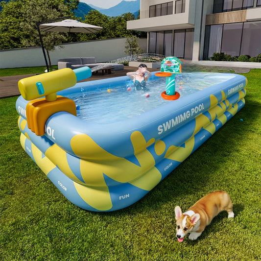 Inflatable Swimming Pool, Family Swimming, PoolSummer Swimming Pool, Indoor Swimming Pool, Outdoor Swimming Pool, Water Party