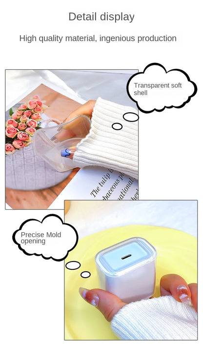 Cute Smile Case For Apple iphone 18W 20W US Charging Head Protective Sleeve Fast Charging Shell Soft Wire Cable Cord Organizers