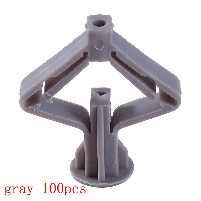 50/100Pcs Expansion Drywall Anchor Kit With Screws Self Drilling Wall Home Pierced Special For Nylon Plastic Gypsum Board 앙카