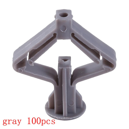 50/100Pcs Expansion Drywall Anchor Kit With Screws Self Drilling Wall Home Pierced Special For Nylon Plastic Gypsum Board 앙카