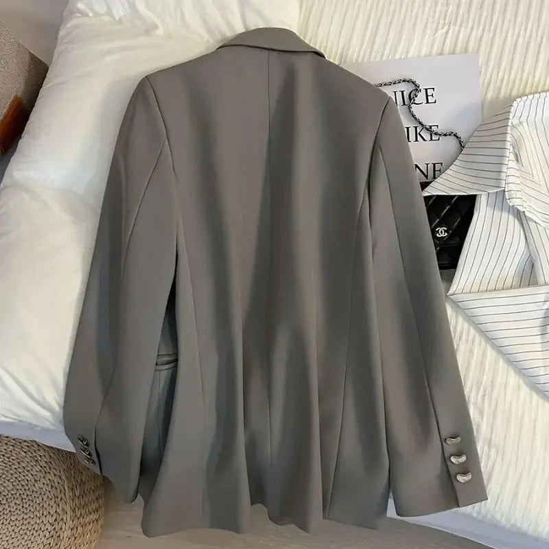 Office Wear Professional Outfits Outerwear Solid Women's Blazers Spring Autumn Female Coats and Jackets In Promotion Korean Fall